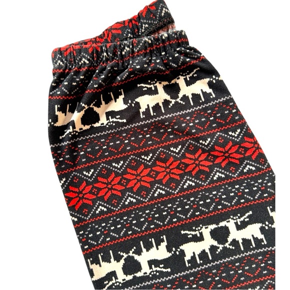 Women’s Colorful Patterned Faire Isle Leggings - Picture 3 of 4